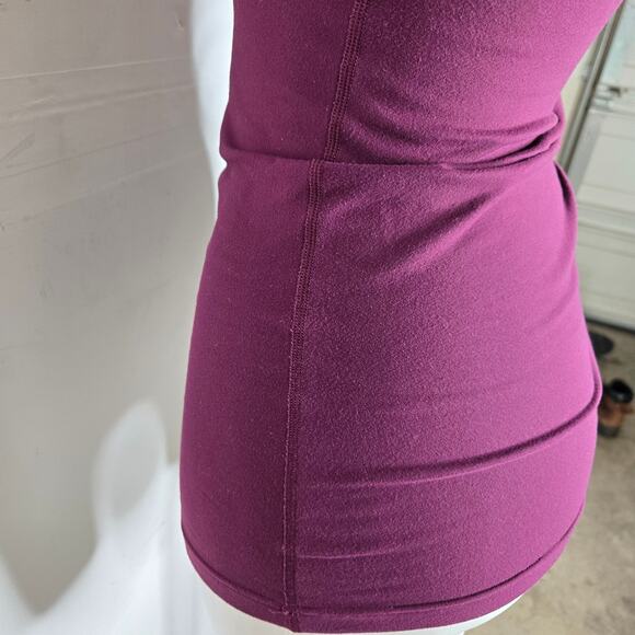LULULEMON Cool Racerback Tank Plum Size 4 - Picture 6 of 8